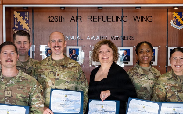 126th Air Refueling Outstanding Airmen of the 1st Quarter