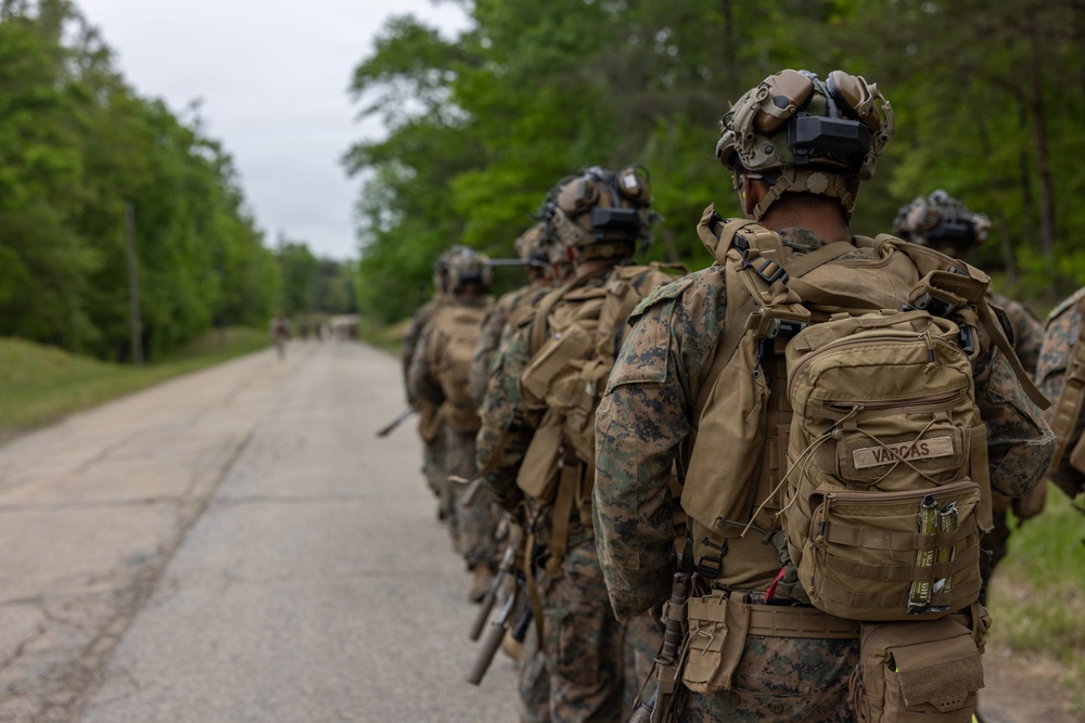 2026 Marine Corps Annual Rifle Squad Competition Day Ambush
