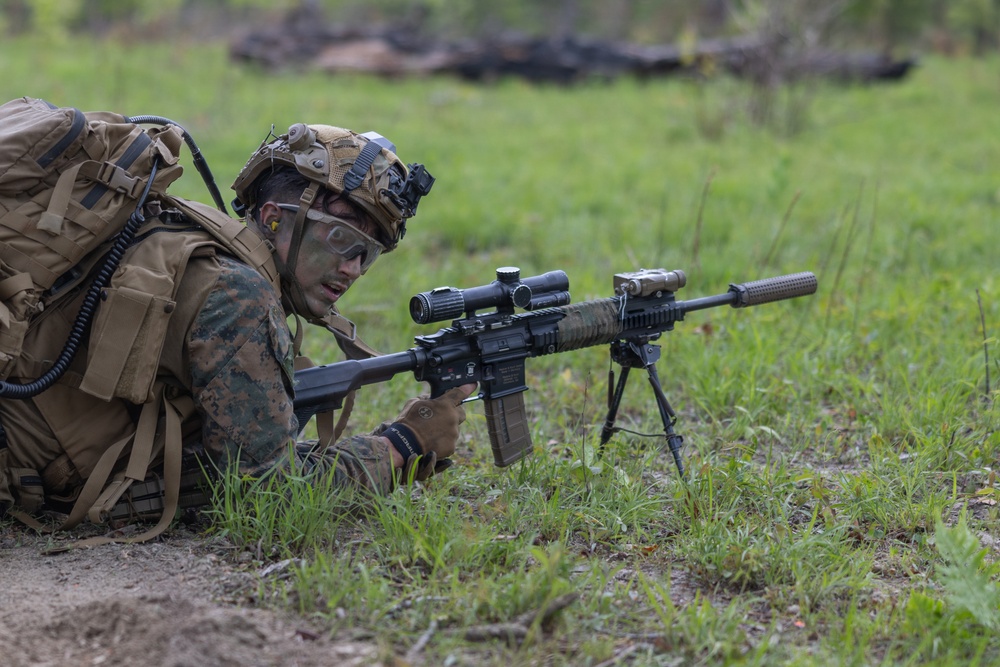 2026 Marine Corps Annual Rifle Squad Competition Day Ambush