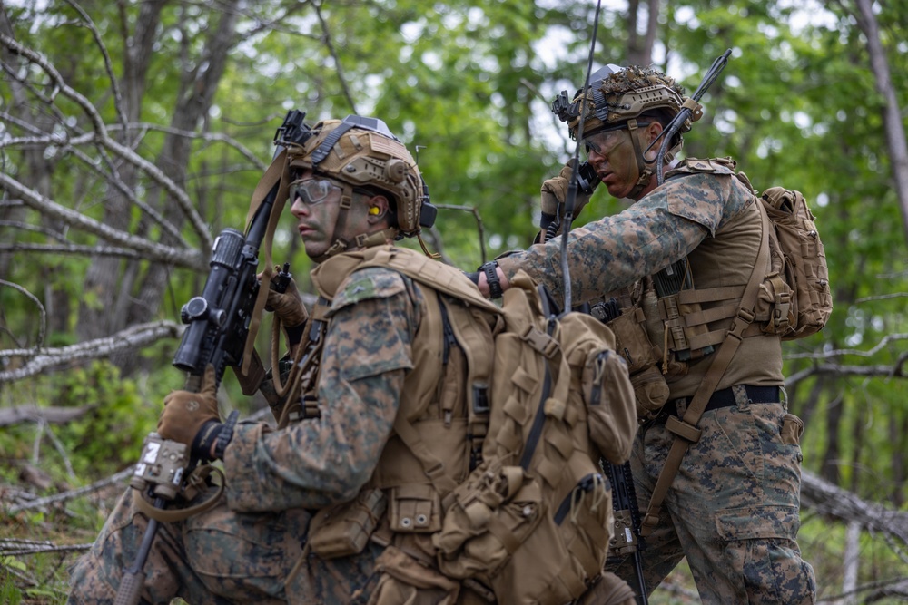 2026 Marine Corps Annual Rifle Squad Competition Day Ambush