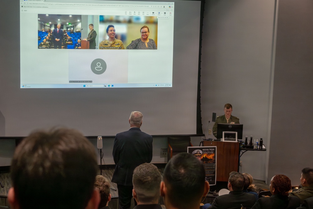 NPS Meyers Scholar Event Honors Adm. Wayne E. Meyer’s Legacy