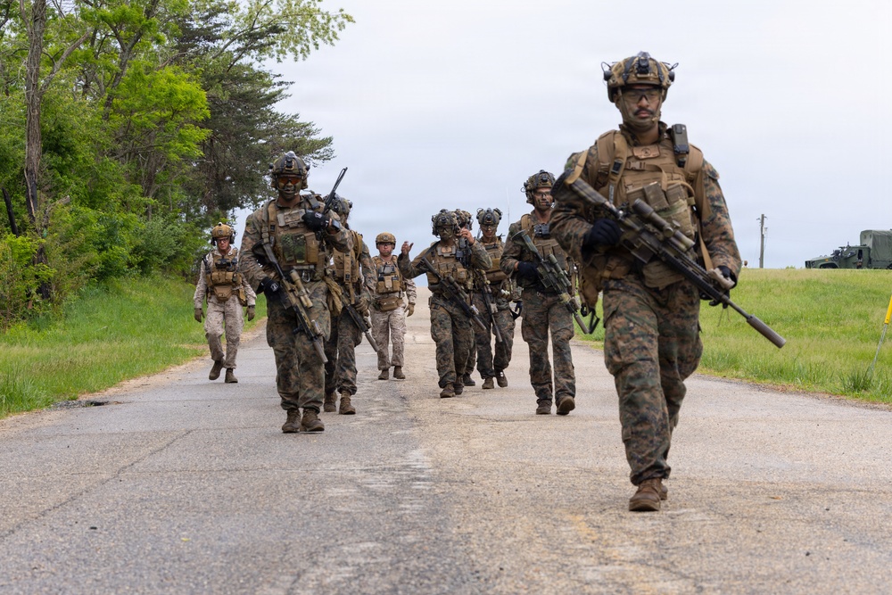 2026 Marine Corps Annual Rifle Squad Competition Day Ambush
