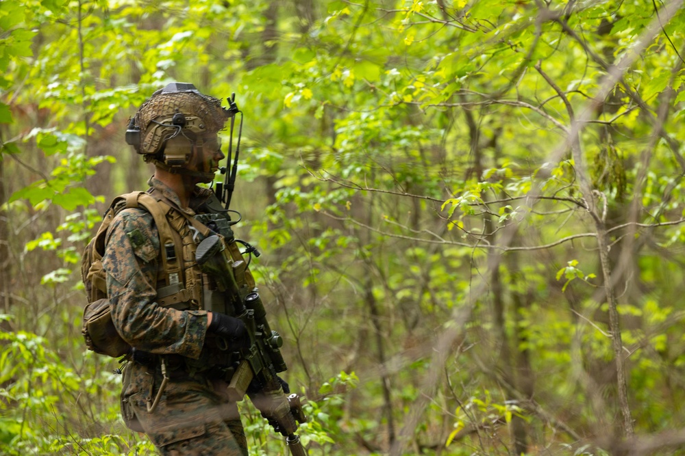 2026 Marine Corps Annual Rifle Squad Competition Day Ambush