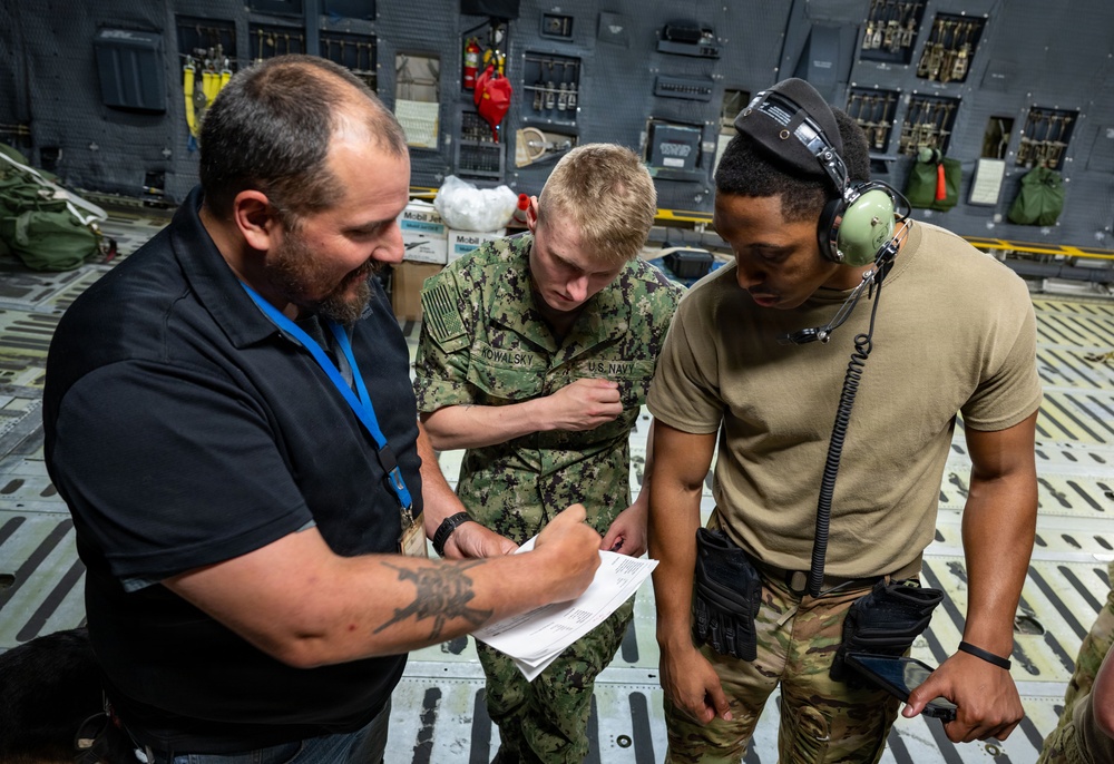 9th AS supports U.S. Navy Seabee Asset Deployment