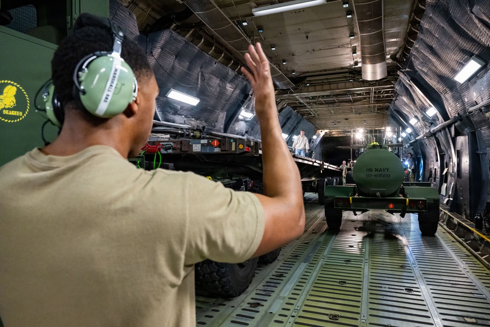 9th AS supports U.S. Navy Seabee Asset Deployment