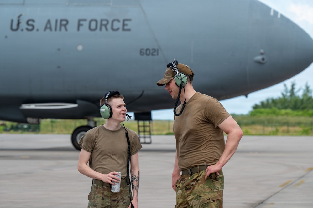C-5 Support for Seabees at Diego Garcia