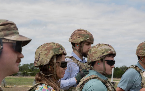 Military legislative assistants visit Fort Hood Texas
