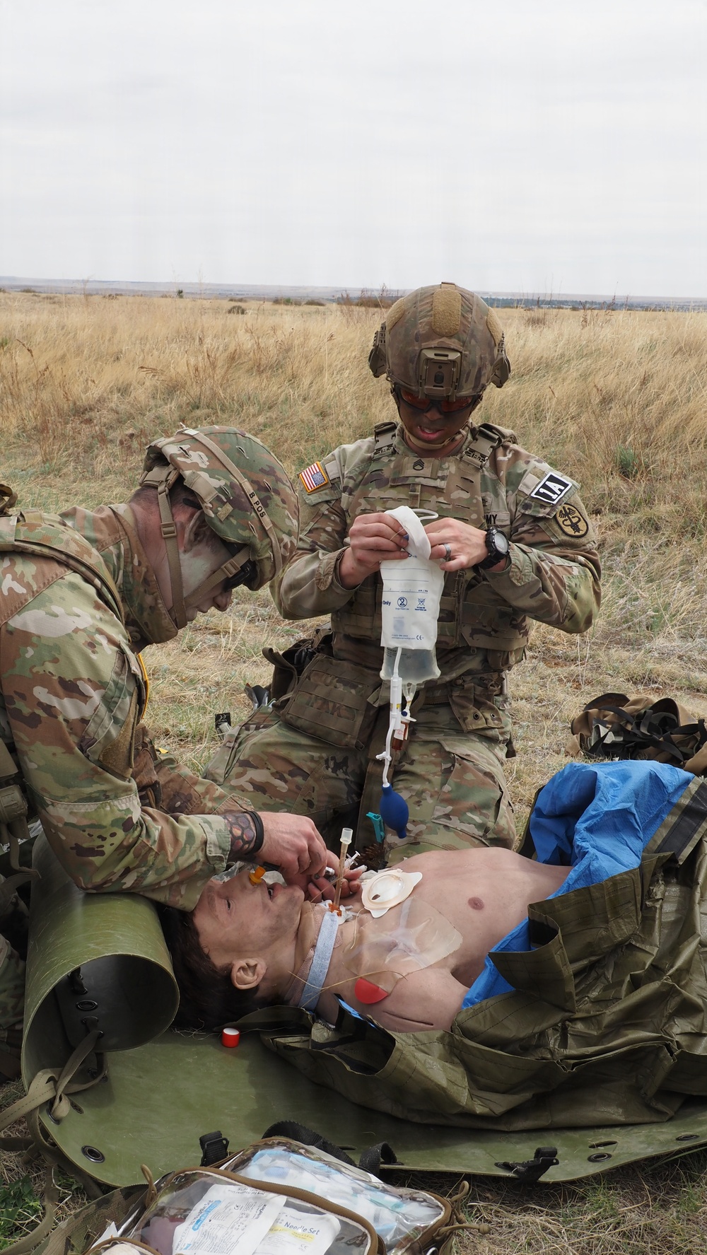 Evans Soldiers compete for Best Medic, Best Squad titles