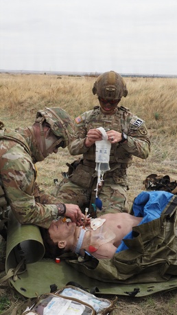 Evans Soldiers compete for Best Medic, Best Squad titles