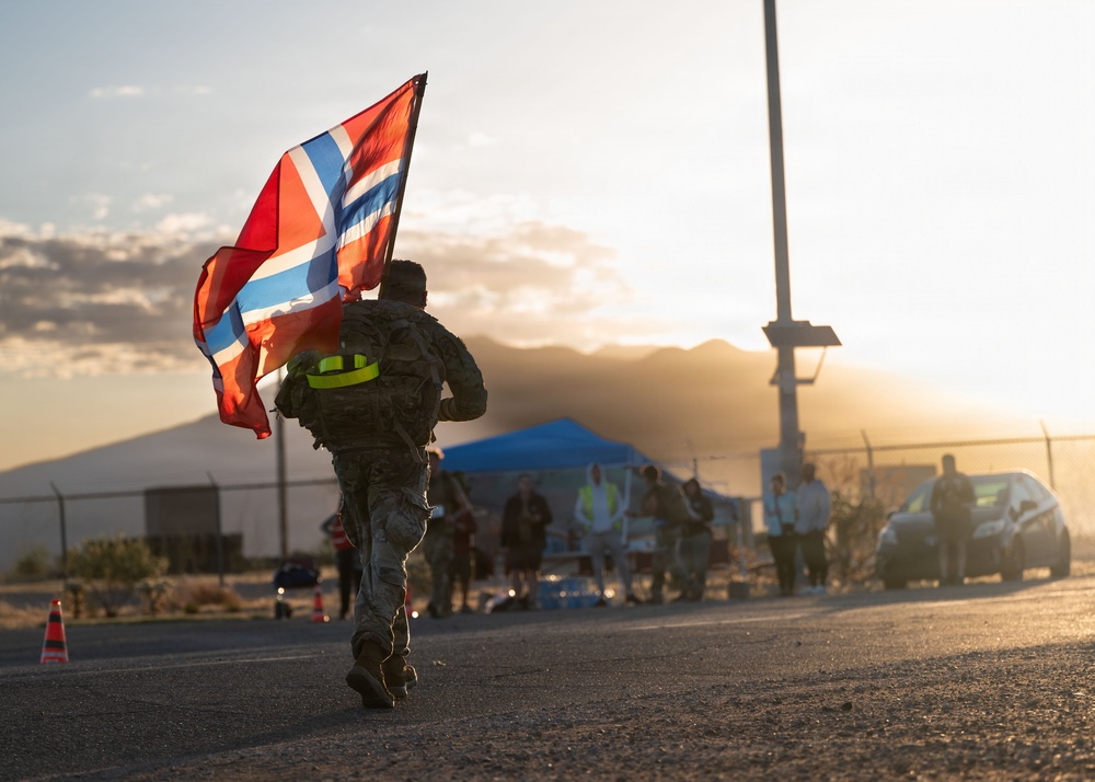 Davis-Monthan Air Force Base Airmen participate in base’s first Norwegian Foot March