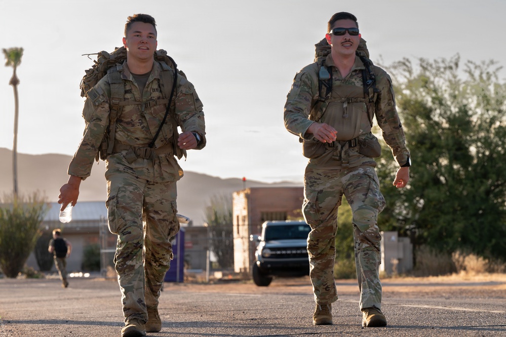 Davis-Monthan Air Force Base Airmen participate in base’s first Norwegian Foot March