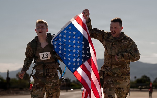 Davis-Monthan Air Force Base Airmen participate in base’s first Norwegian Foot March