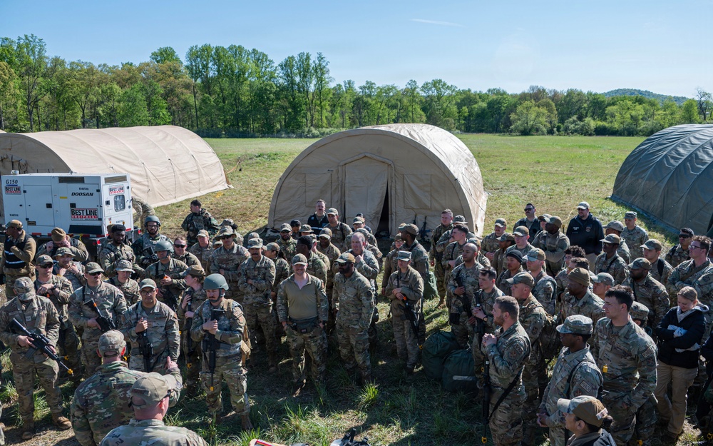 Airmen, leadership wrap up 316th Wing Bivouac exercise at Fort Indiantown Gap