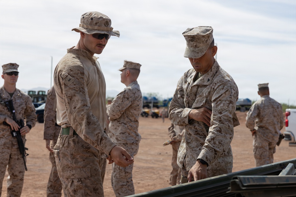 CLR-1 Leadership Visits JTF-SB Marines and Interagency Partners