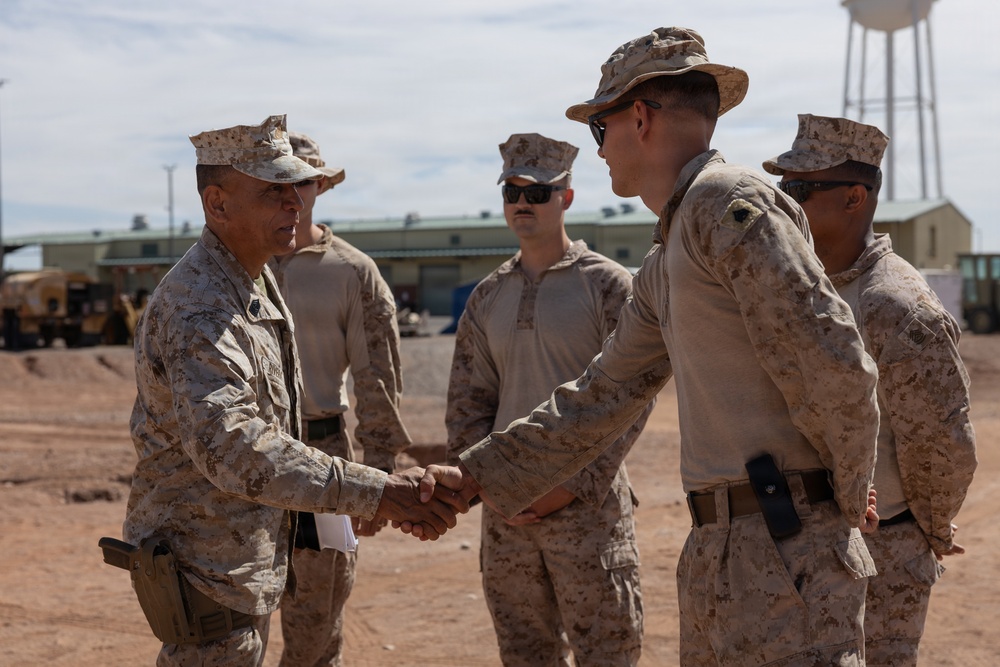CLR-1 Leadership Visits JTF-SB Marines and Interagency Partners