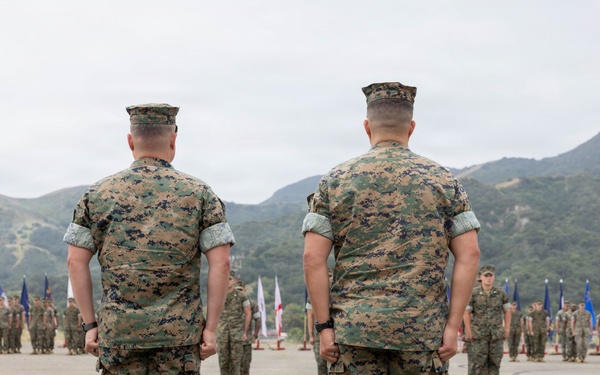 2nd Bn., 1st Marines holds change of command ceremony