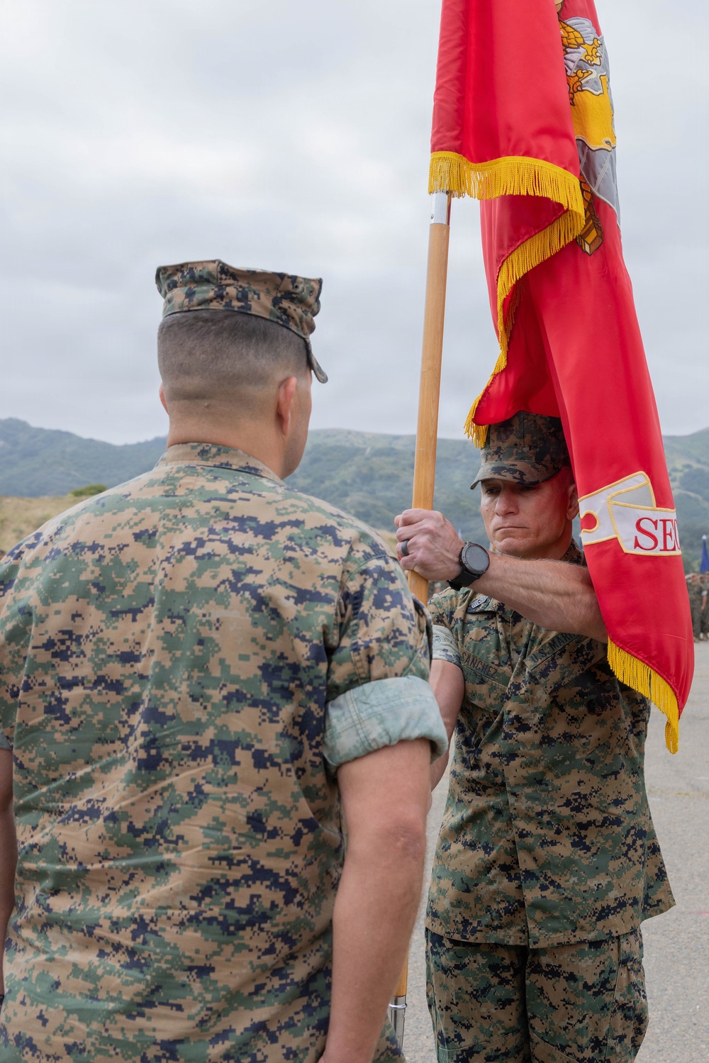 2nd Bn., 1st Marines holds change of command ceremony