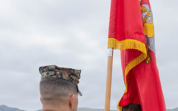 2nd Bn., 1st Marines holds change of command ceremony