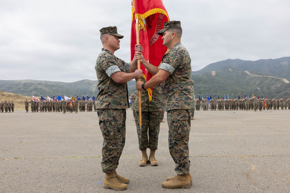 2nd Bn., 1st Marines holds change of command ceremony
