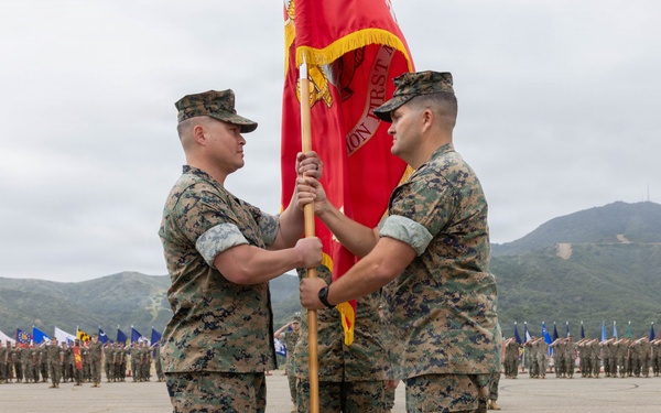 2nd Bn., 1st Marines holds change of command ceremony
