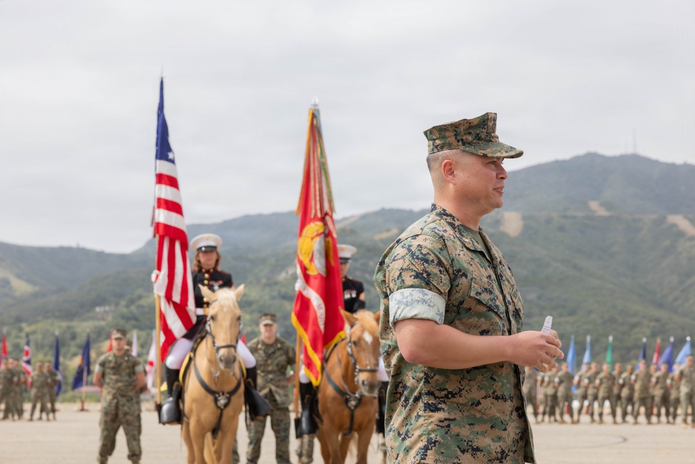 2nd Bn., 1st Marines holds change of command ceremony