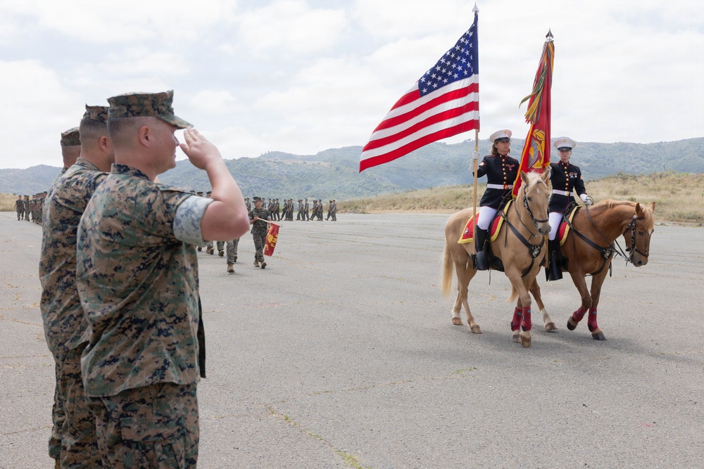 2nd Bn., 1st Marines holds change of command ceremony