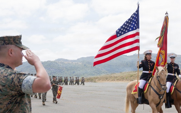 2nd Bn., 1st Marines holds change of command ceremony
