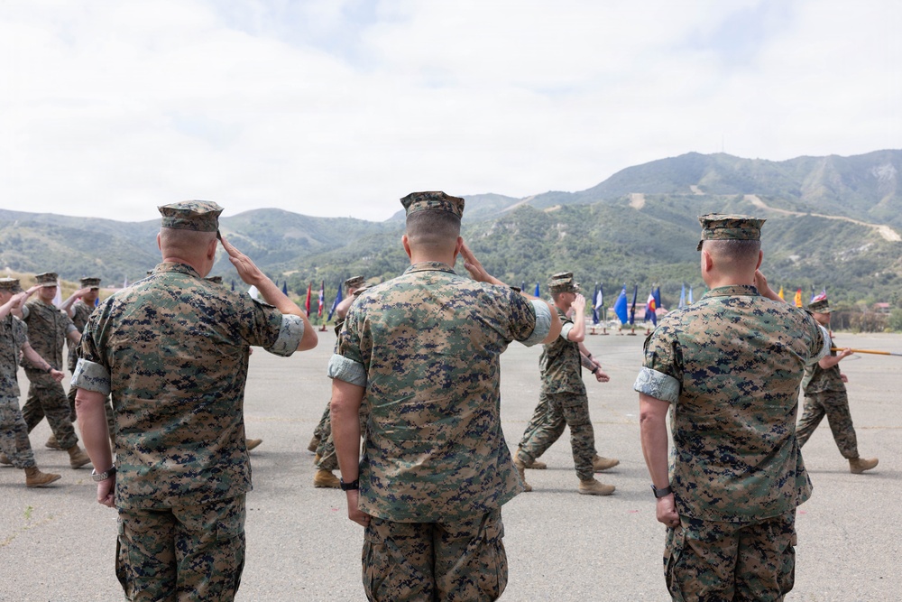 2nd Bn., 1st Marines holds change of command ceremony