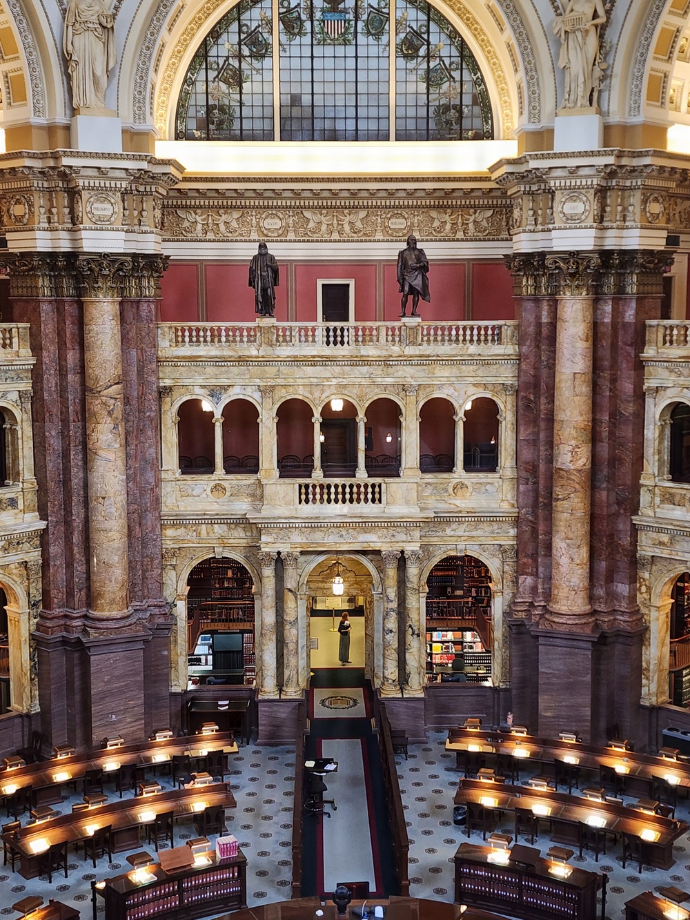 Main Reading Room of the Library of Congress Thomas Jefferson Building, Washington, D.C. test 2