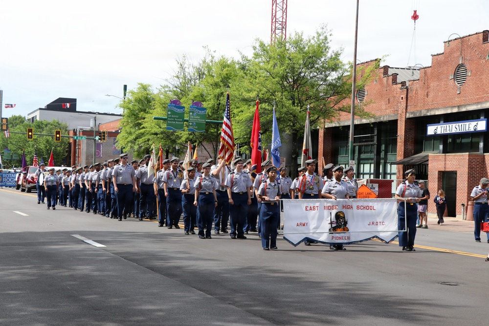 Tennessee National Guard joins community for 2026 Armed Forces Day Parade in Chattanooga, Tennessee