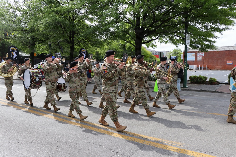 Tennessee National Guard joins community for 2026 Armed Forces Day Parade in Chattanooga, Tennessee