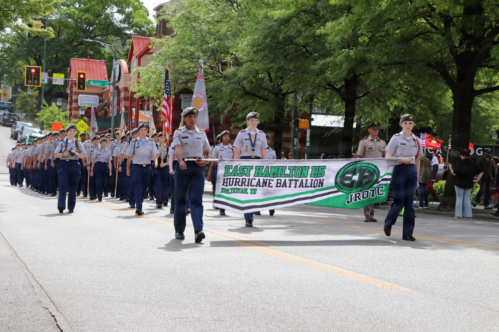 Tennessee National Guard joins community for 2026 Armed Forces Day Parade in Chattanooga, Tennessee