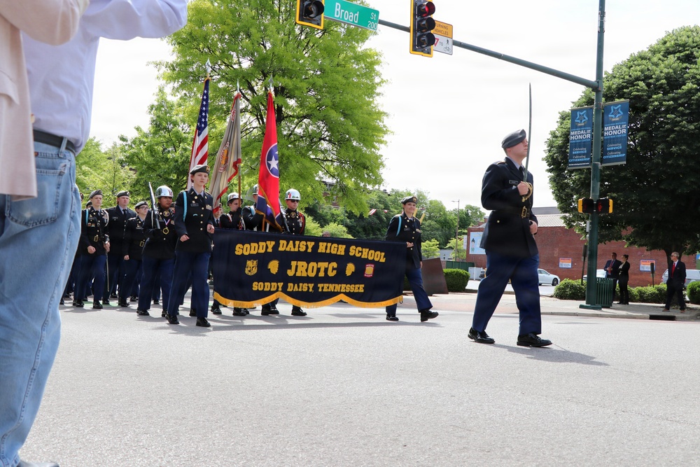 Tennessee National Guard joins community for 2026 Armed Forces Day Parade in Chattanooga, Tennessee