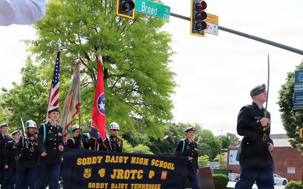 Tennessee National Guard joins community for 2026 Armed Forces Day Parade in Chattanooga, Tennessee