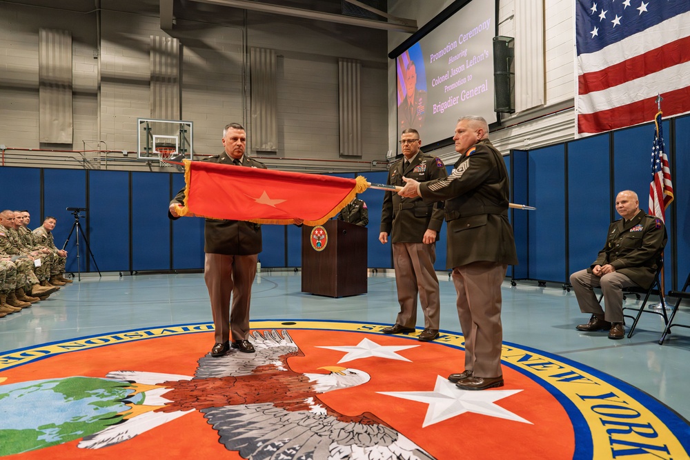 NYNG Brig. Gen. Jason Lefton promotion ceremony