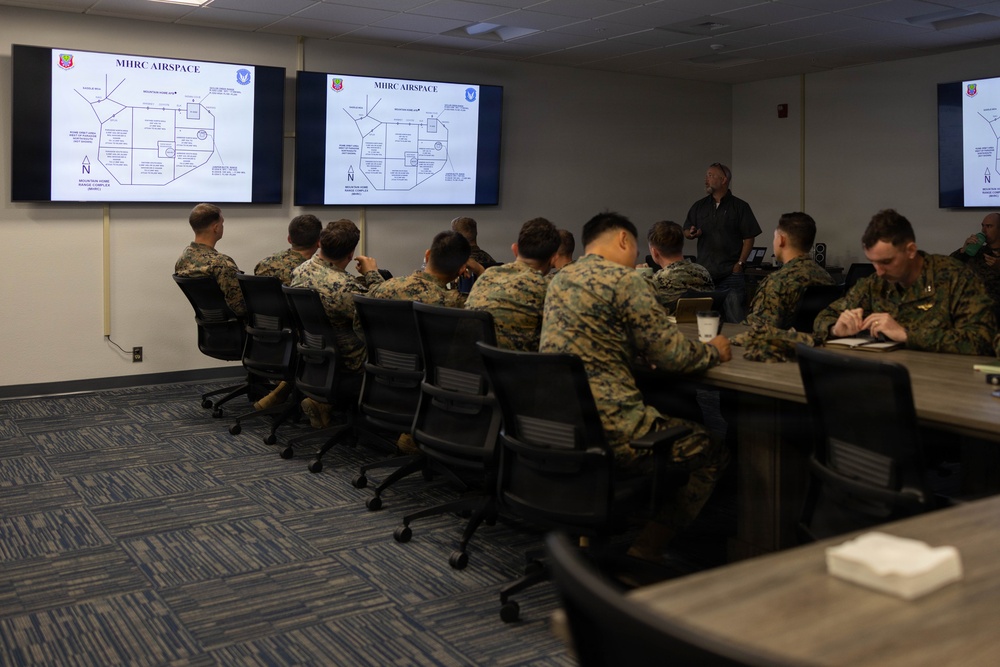 Exercise Garnet Rattler: U.S. Marines conduct range safety brief, F-15E Strike Eagle familiarization, CASEVAC ROC walk