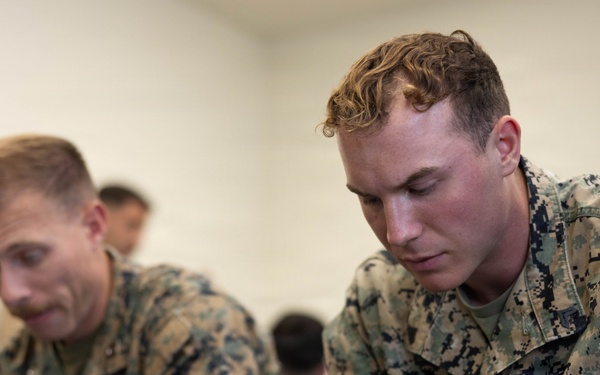 Exercise Garnet Rattler: U.S. Marines conduct range safety brief, F-15E Strike Eagle familiarization, CASEVAC ROC walk