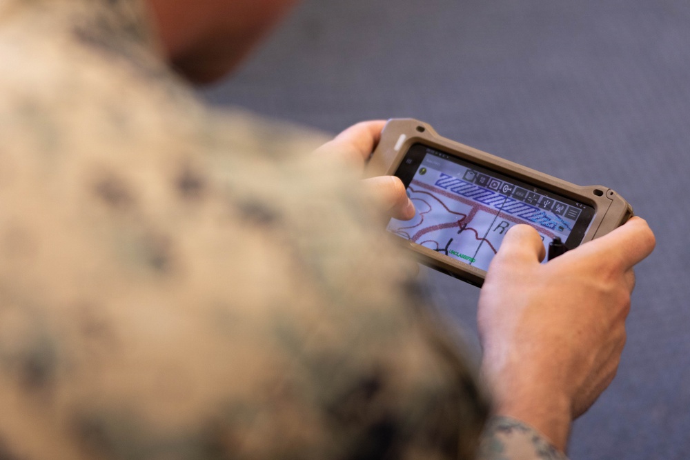 Exercise Garnet Rattler: U.S. Marines conduct range safety brief, F-15E Strike Eagle familiarization, CASEVAC ROC walk