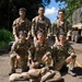 Multinational Soldiers hike Kolekole Pass at the 2026 Pacific Land Forces Team Readiness Challenge