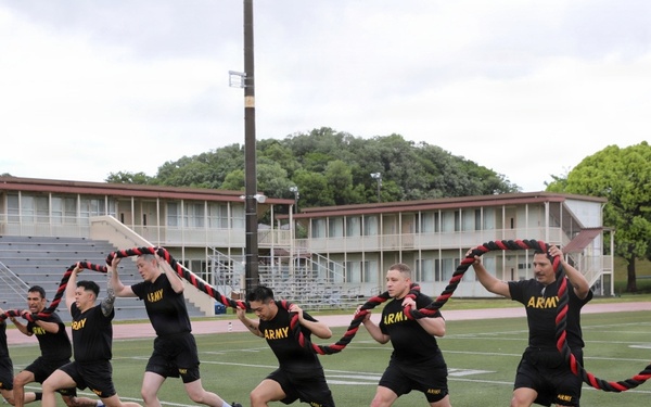USARJ Soldiers Build Trust, Support Through Physical Fitness