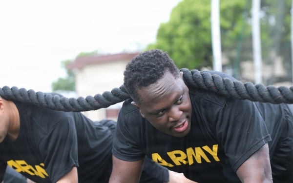 USARJ Soldiers Build Trust, Support Through Physical Fitness