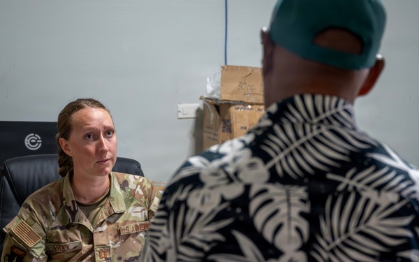 U.S. Air Force service members deliver care in Kosrae during Pac Angel 26-3