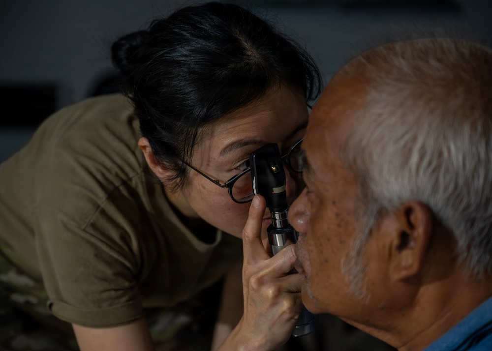 U.S. Air Force service members deliver care in Kosrae during Pac Angel 26-3