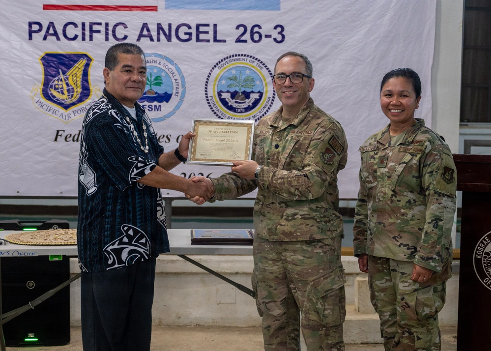 Pac Angel 26-3 continues care in Kosrae and concludes with closing ceremony
