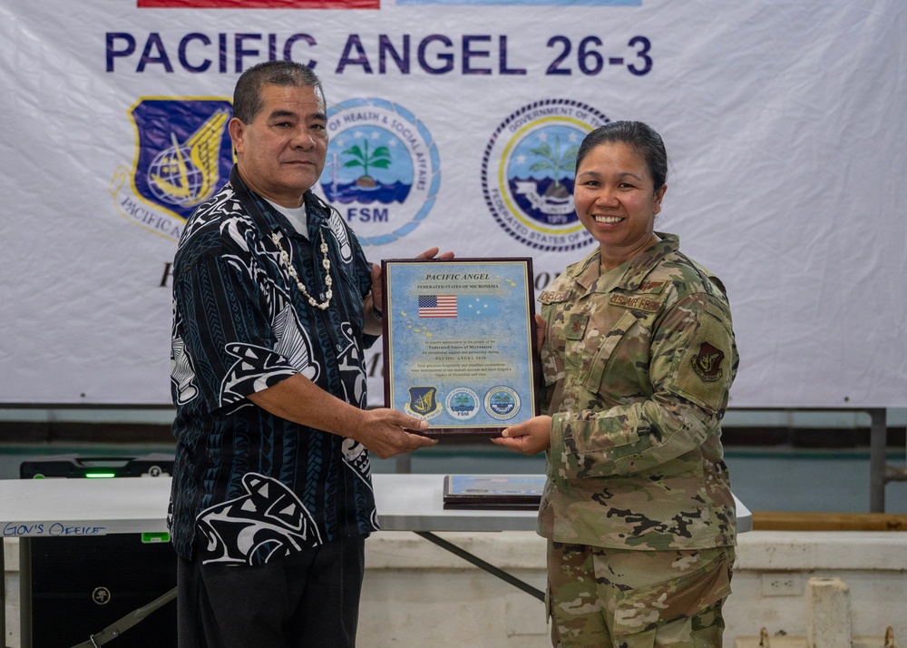 Pac Angel 26-3 continues care in Kosrae and concludes with closing ceremony