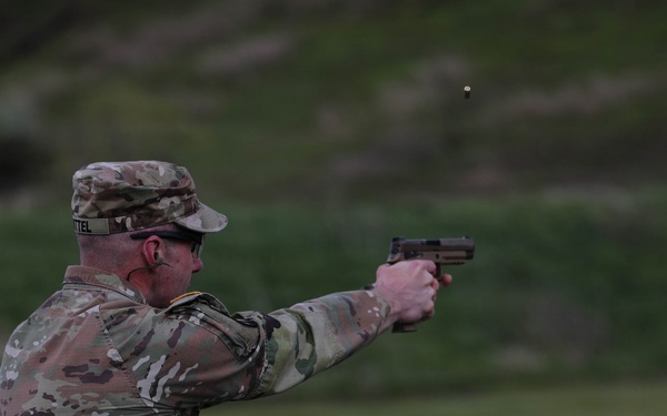 Region II Best Warrior Competitors completes the Norwegian Pistol Qualification