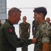 Maj. Gen. Simon Doran visits Marine Corps Air Station Kaneohe Bay, Hawaii