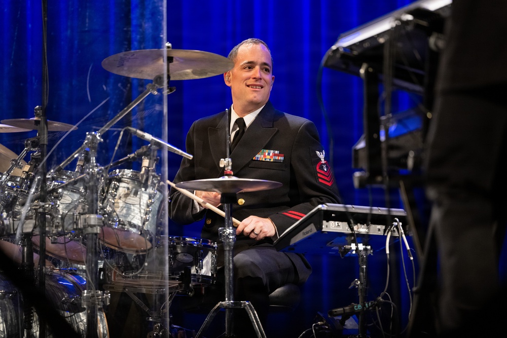 The U.S. Navy Band Cruisers perform at Downingtown East High School