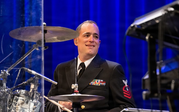 The U.S. Navy Band Cruisers perform at Downingtown East High School