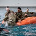 3rd Military Intelligence Battalion, 501st Brigade and 296th Republic of Korea Air Force Squadron, Black Bats, Participate in Water Survival Training